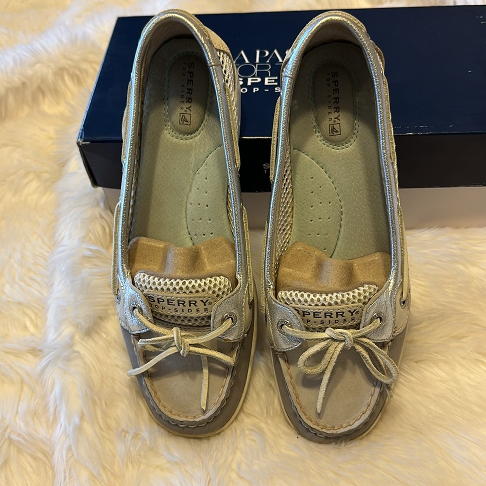 Sperry Angelfish Grey Open Mesh With Box - image 3